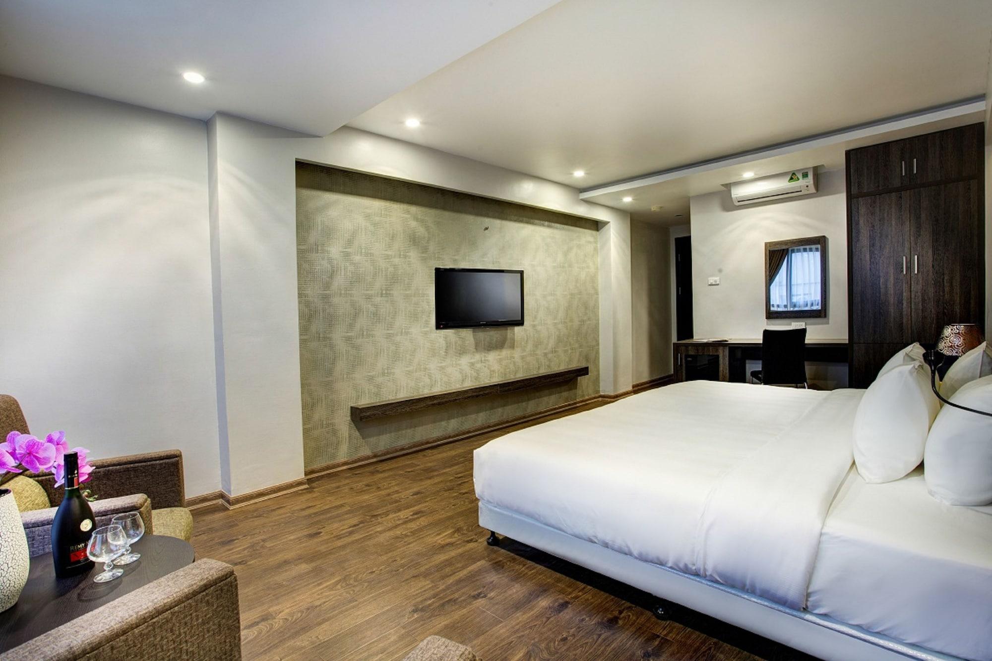 My Linh Hotel Hanoi Buitenkant foto