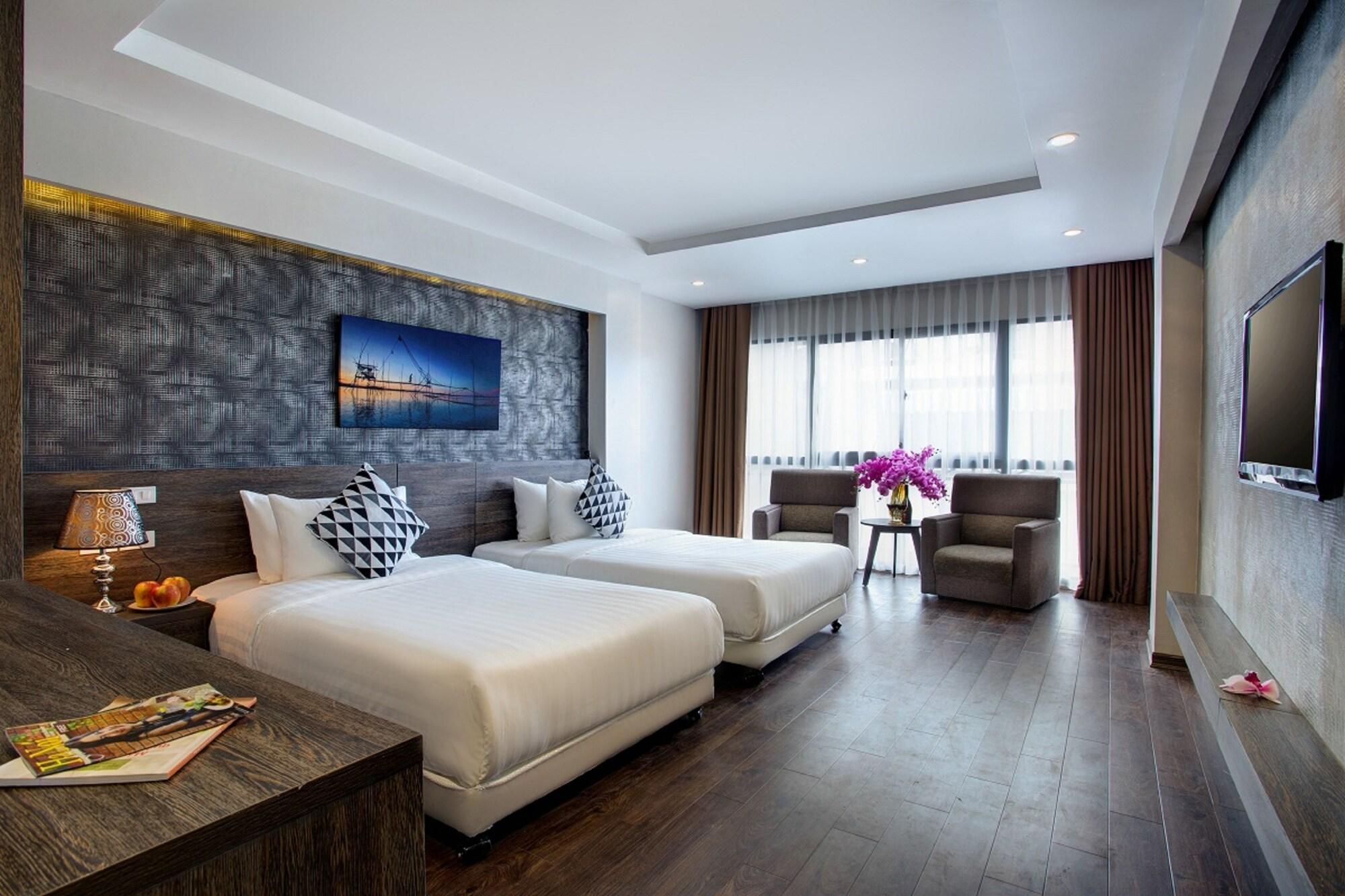 My Linh Hotel Hanoi Buitenkant foto