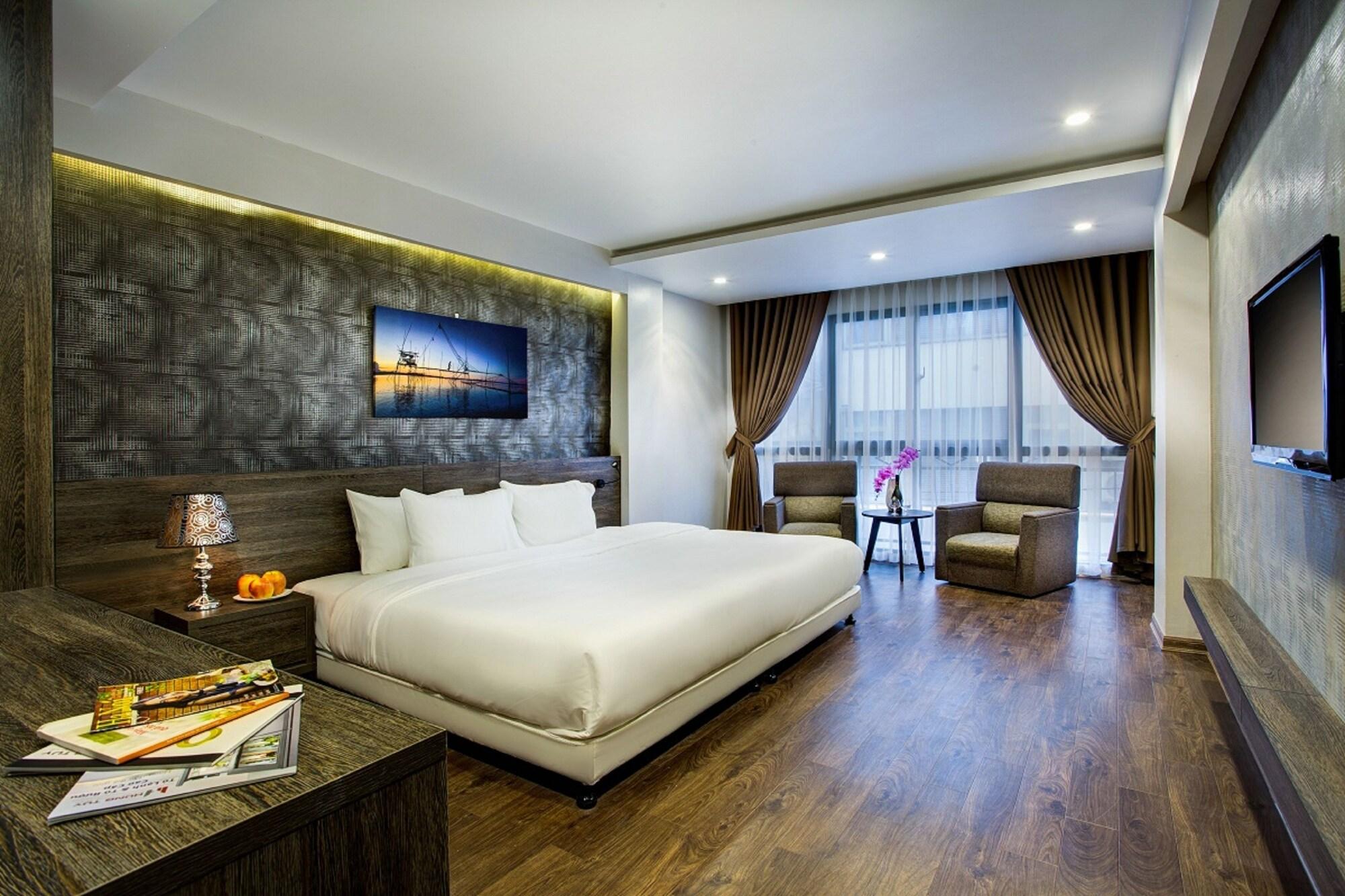 My Linh Hotel Hanoi Buitenkant foto
