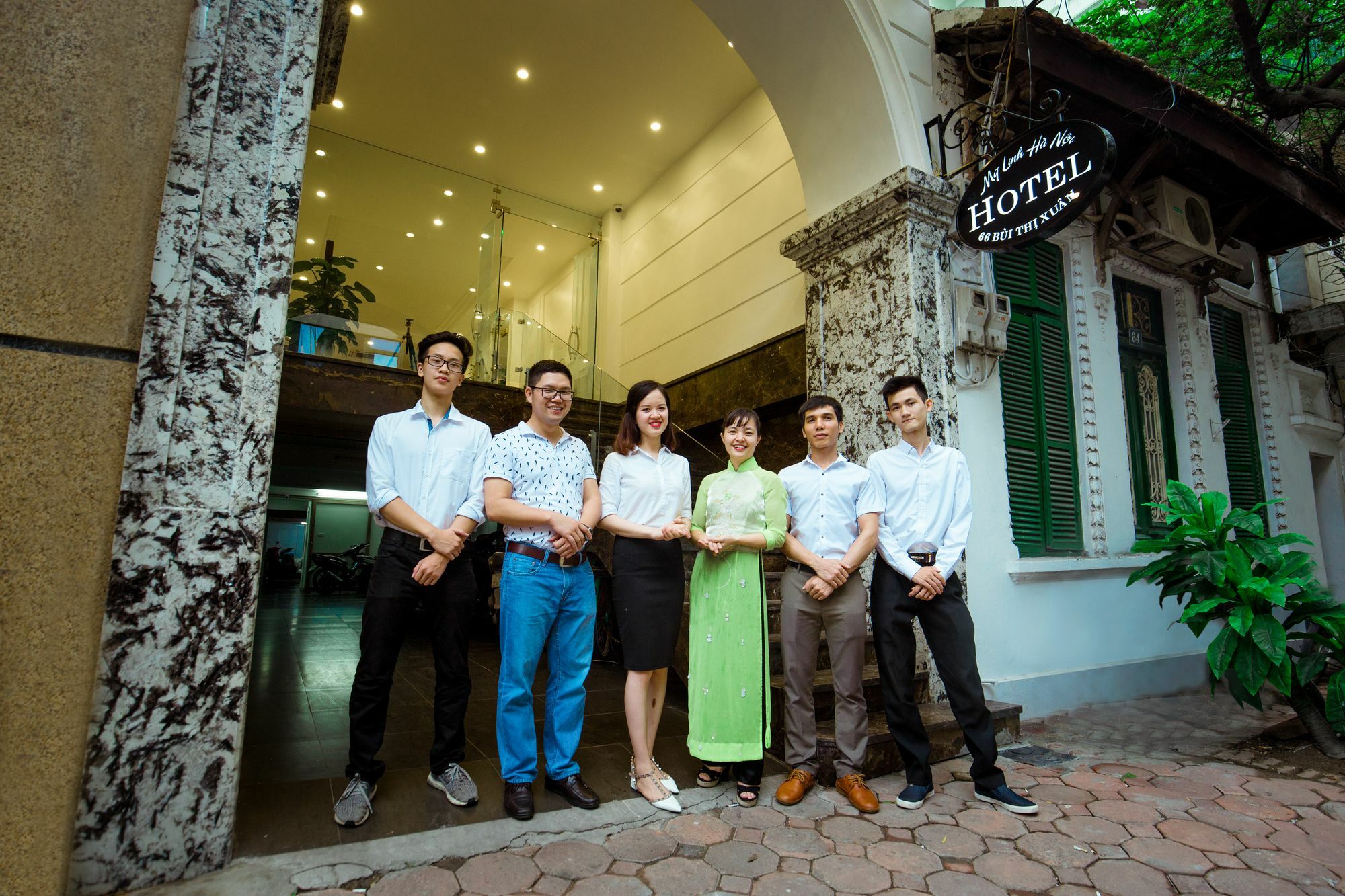 My Linh Hotel Hanoi Buitenkant foto