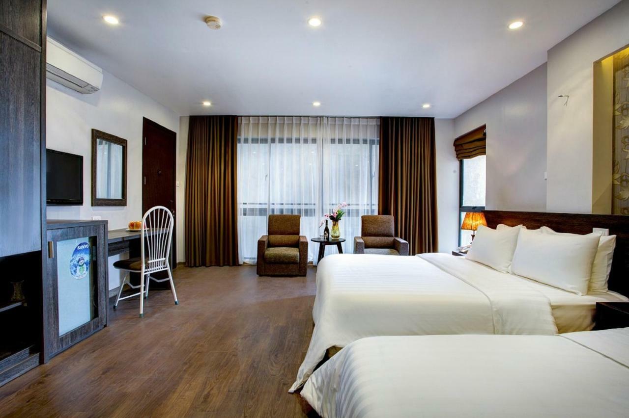 My Linh Hotel Hanoi Buitenkant foto